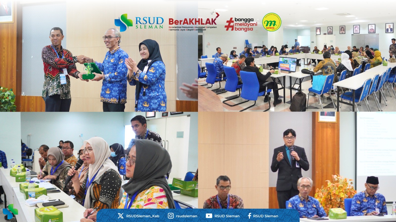 RSUD Panembahan Senopati Studi Tiru Akreditasi Institusi Pelatihan ke RSUD Sleman